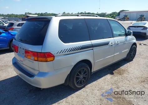 2004 Honda Odyssey Ex-L from USA, damaged, VIN 5FNRL18744B097944